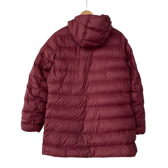 Eddie Bauer Hooded Down Winter Coat, Size M - Picture 2 of 12